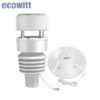 001f6c0f2254774b Ecowitt GW2001 Wittboy Station, Includes GW2000 Wi-Fi Gateway and WS90 7-in-1 Outdoor Solar Powered Weather Sensor