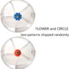 Bird Creative Foraging System Wheel Seed Food Ball Rotate Training Toy for Small and Medium Parrots Parakeet Cockatiel Conure (Clear)