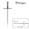 Creative Famous Samurai Sword Weapon Model Building Blocks Lord of Rings Bricks Assembly Toys Kid Christmas Gifts for Boys