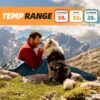 004a5f2a4c4f4889 MEREZA Flannel Sleeping Bag for Adults XL, Large Wide Sleeping Bags for Camping Mens Warm Cotton Sleeping Bag 4 Season Warm & Cool Weather
