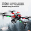 005a6bfe3c5bad28 New M1s Mini Drone 4K Professinal Three Camera Wide Angle Optical Flow Localization Four-way Obstacle Avoidance RC Quadcopter