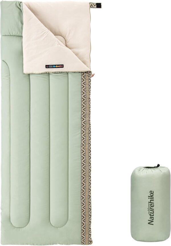 0079457f7af9dd96 Naturehike Sleeping Bag for Adults,Lightweight 3 Season Rectangular Sleeping Bag