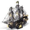 0081779615684280 Piececool 3D Metal Puzzles Pirate Ship Building Blocks The Queen Anne's Revenge DIY Boat Toys Jigsaw Christmas Gifts for Adult