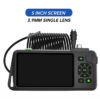5''IPS Screen Industrial Endoscope Camera 1-15M HD1080P Single Dual Triple Lens HD1920 5.0MP Autofocus Pipe Inspection Borescope