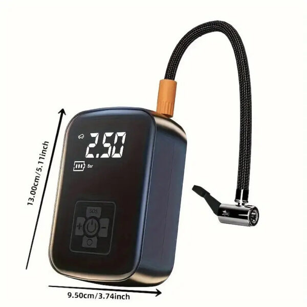 LEIBOO Wireless Car Compressor Air Electric Tire Iator Pump for Motorcycle Bicycle AUTO Tyre with Digital Display