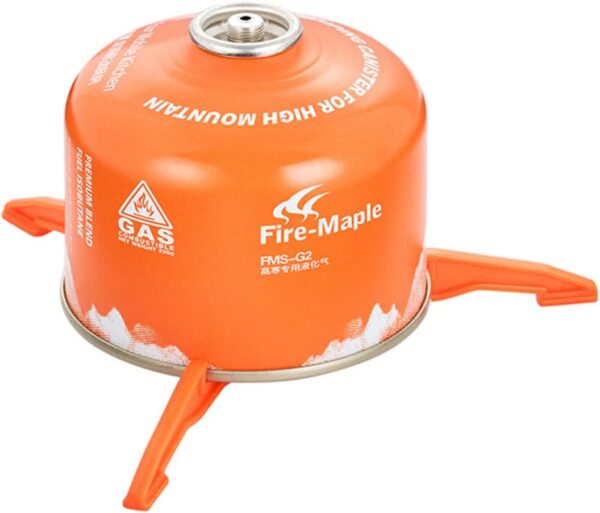 Fire-Maple Gas Canister Stand Foldable Fuel Gas Tank Bracket Support Gas Bottle Tripod Cartridge Holder for Camping Picnic Bikepacking