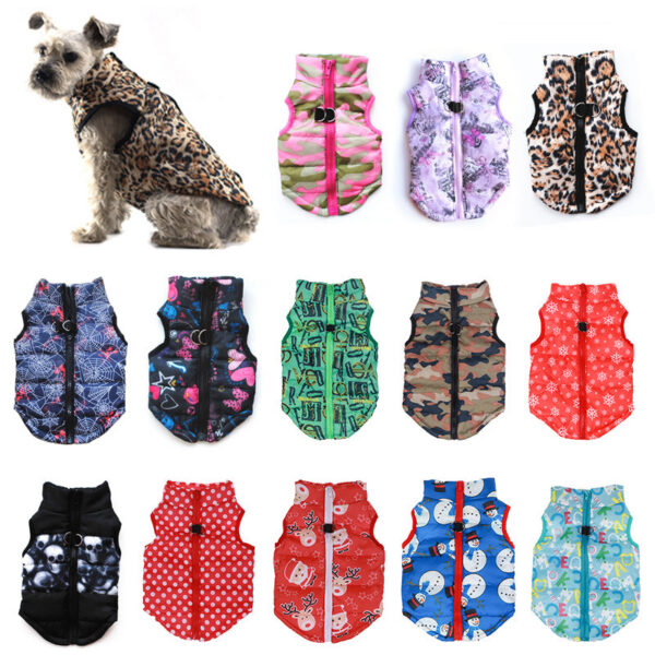 00b7612adf7b8c08 Winter Warm Clothes For Small Dogs Pet Clothing Puppy Outfit Windproof Dog Jacket Chihuahua French Bulldog Coat Yorkies Vest