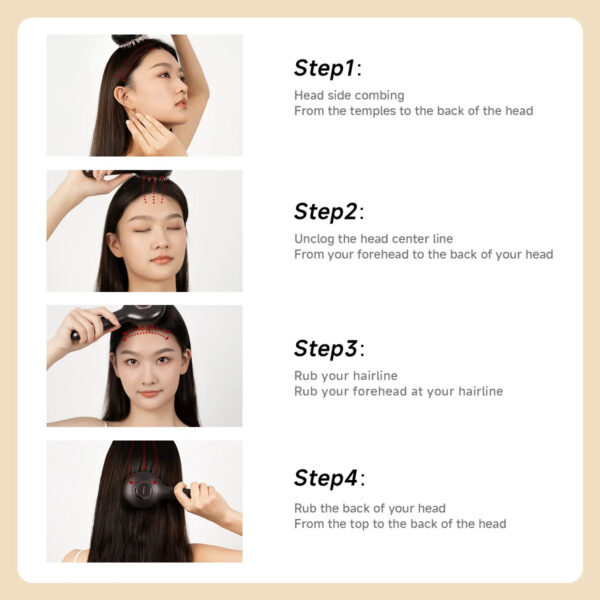 00dfbb2f822a8be1 DOCO EMS Electric Massage Comb Vibration Red Light Therapy Hair Growth Massage Scalp Brush Anti Hair Loss Liquid Oil Applicator