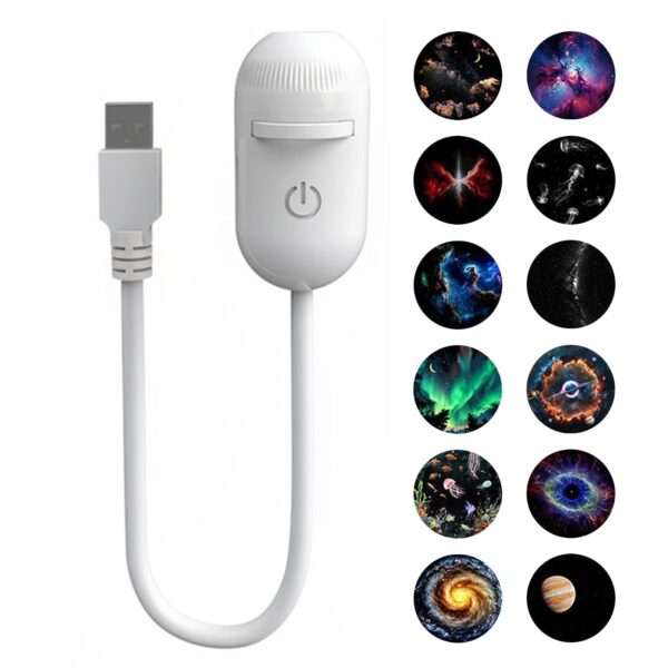00f74daeb13fc6e2 2-in-1 USB Ambient Light For Large Range Projection Atmosphere Multiple Scenes Adjustable Focus Distance Night Lighting Function