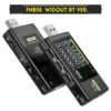 00f92b46f570b1db FNB58 USB Tester Voltmeter Ammeter TYPE-C Fast Charge Detection Trigger Capacity Ripple Measurement