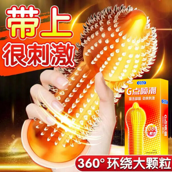 00ffa429cbbfc7cb Ultrathin Ribbed Condoms Long-lasting Sex Toys with Dotted Granular Threaded Passionate Lock Sperm Stimulation for Men Sex Goods