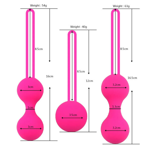 Kegel Ball Safe Silicone Egg Smart Ben Wa Ball Vaginal Tighten Exercise Machine No Vibrator Geisha Round Shape Sex Toy for Women