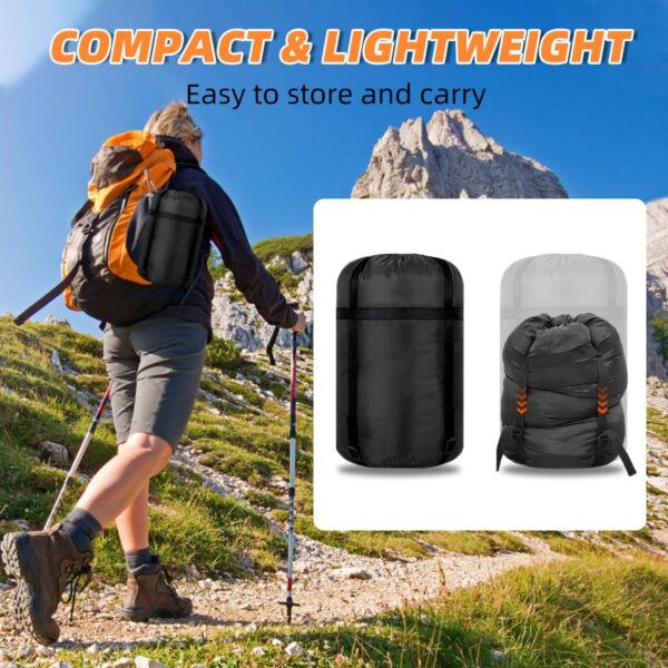 0109095f3cd5e9e4 Double Sleeping Bags for Adults, 2 Person Camping Sleeping Bag for Cold Weather & Warm, Queen Size Sleeping Bag with 2 Pillow, Sleep Bag for Camping, Hiking, Backpacking