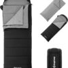 KingCamp 3-in-1 Sleeping Bag for Adults Cold & Warm Weather, XL Size for Big & Tall Individuals, Waterproof, Flannel Lining, Extra Length-Ideal for Camping & Backpacking