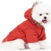010e4d108221da66 Cat Dog Doggie Down Jacket Hoodie Coat Pet Clothes Warm Clothing for Small Dogs Winter Black L