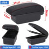 0114c543a59ca9a4 For Volkswagen UP Armrest Box For Skoda Citigo VW UP Seat Mii Car Armrest Console Storage Box Cup Holder Car Accessories