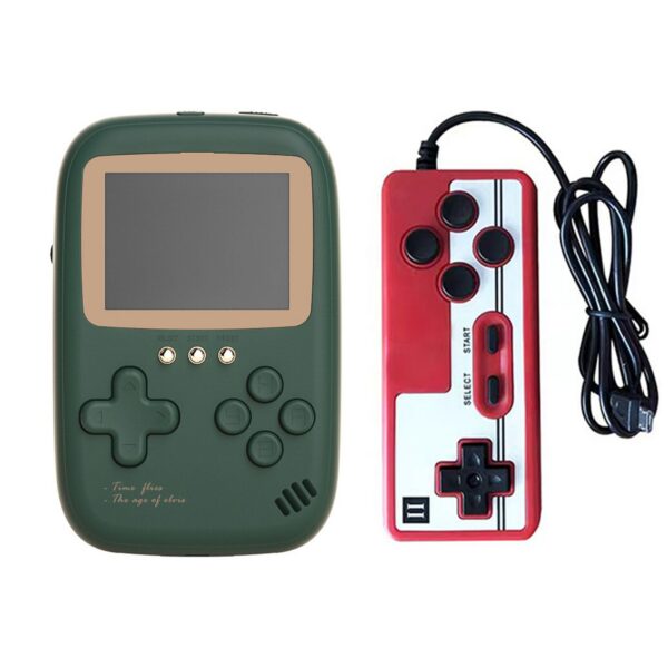 Dual USB Mini Portable Retro Handheld Game Console Power Bank 10000Mah 500 in 1