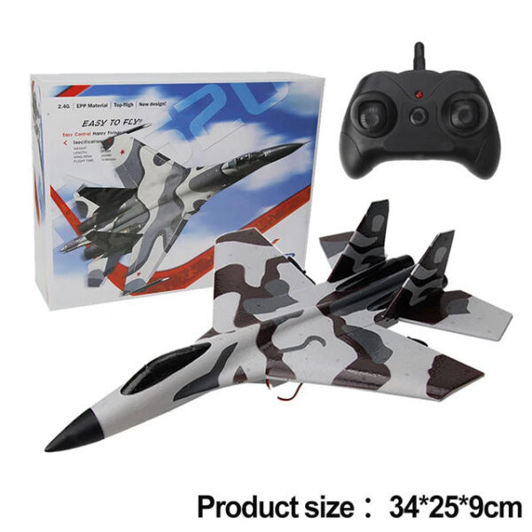 RC Aircraft SU-35 2.4G Radio Remote Control Fighter Plane Glider Airplane Foam Boys Toys for Children