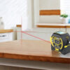 0145f74bc5136932 3 In 1 Measure Tape LCD Digital Rangefinder Infrared Ruler 40m/60m Laser Distance Meter Tool Magnetic Hook Metric Imperial
