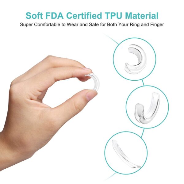 014d735daa92a8e7 Invisible Size for Loose Rings Adjuster Fit Any Rings, Assorted Sizes of Ring Sizer