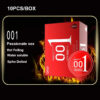 OLO ULTRA THIN CONDOM 0.01 Feeling Penis Sleeve Hyaluronic Acids Rubber Latex Ejaculation Delay Dotted Condoms Intimate Sex Toy
