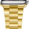 0165a3db981c9f97 iiteeology Compatible with Apple Watch Band 49mm 45mm 44mm, Upgraded Solid Business Stainless Steel Band for Apple iWatch Series 9/8/7/Ultra,Space Gray
