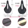 New 89g EVA Carbon Bike Saddle Comfortable Ultra-Light Saddle MTB Saddle 7x7mm Racing Bicycle Bicycle installation 240*143MM