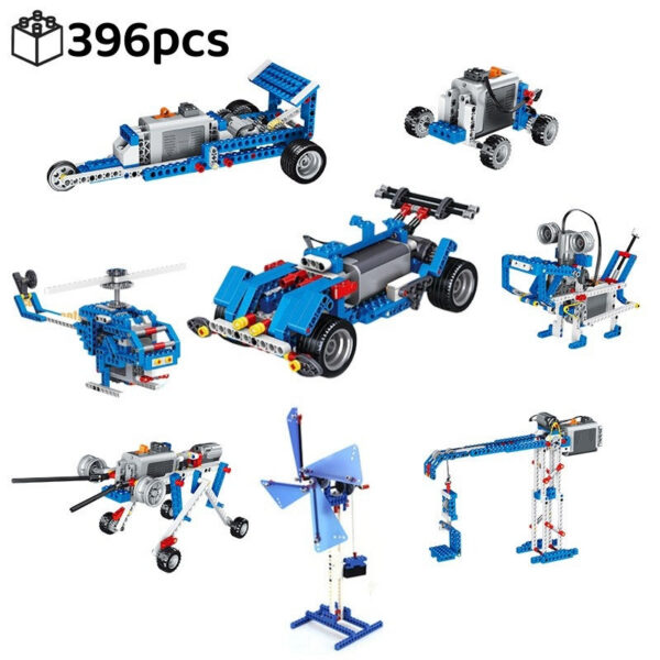 9686 Technical Parts Multi Technology Programming Educational School Students Learn Building Blocks Power Function Set For Kids