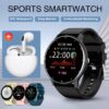 LIGE 2024 New Real-time Activity Tracker Heart Rate Monitor Sports Women Smart Watch Men Clock For Android IOS