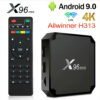 018e9eca2f7244f5 X96 Mini Smart TV BOX Android 9.0 1GB 8GB Allwinner H313 Quad Core Support 4K 3D 30tps WiFi 2.4GHz H.265 VP9 x96mini Set top box
