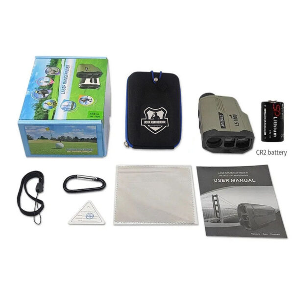 01950efdf3121038 1000m Laser Hunting Outdoor 650m Golf Rangefinder Telescope with Flag-Lock Slope Adjusted Distance Meter