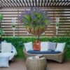 Artificial Plants Outdoor, 24PCS Lavender Artificial Flowers, UV Resistant Fake Flowers, Faux Flowers for Outdoor Planters for Home Garden Outside Porch Decor