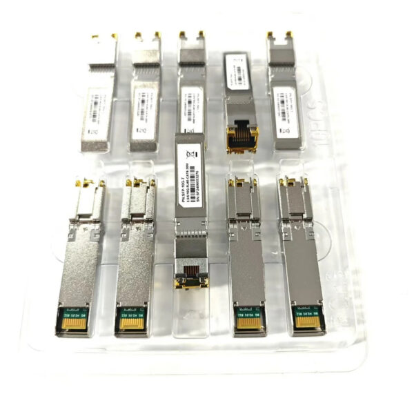 01bf071fe60d7850 10GBase-T SFP+ to RJ-45 Transceiver, 2.5G 5Gbe SFP+ Copper Ethernet CAT6a Module, up to 30-Meter, for Cisco SFP-10G-T, Mikrotik