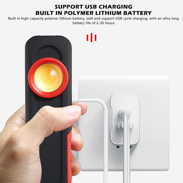 Detaig Tools USB Flashlight Inspection Light Car Paint Finish Lamp Scan Swirl Multifunction Auto Repair Working Lights