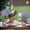 01c7d4a8bc540d21 Ouddy Decor 24 Bundles Artificial Lavender Flowers Fake Plastic Purple Flowers Outside UV Resistant for Home Wedding Kitchen Garden Patio Window Box Centerpieces Indoor Outdoor Decor (Gray Purple)