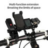 01d08ad30905f853 Handlebar Bracket Carbon Tube Double Extension Riding Frame Bicycle Clip