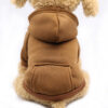 01d5f8000f838aa2 For Small Warm Clothing Dogs Coat Puppy Outfit Pet Clothes for Large Dog Hoodies Chihuahua