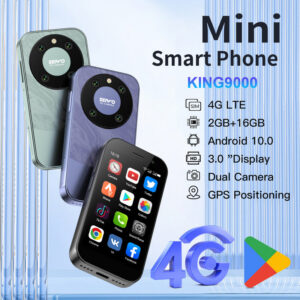 01ea2d12982c3d98 SERVO KING 9000 3.0" HD Display Small Smartphone Android 10.0 Network 4G LTE 2GB+16GB 2000mAh Face Recognition Mini Mobile Phone
