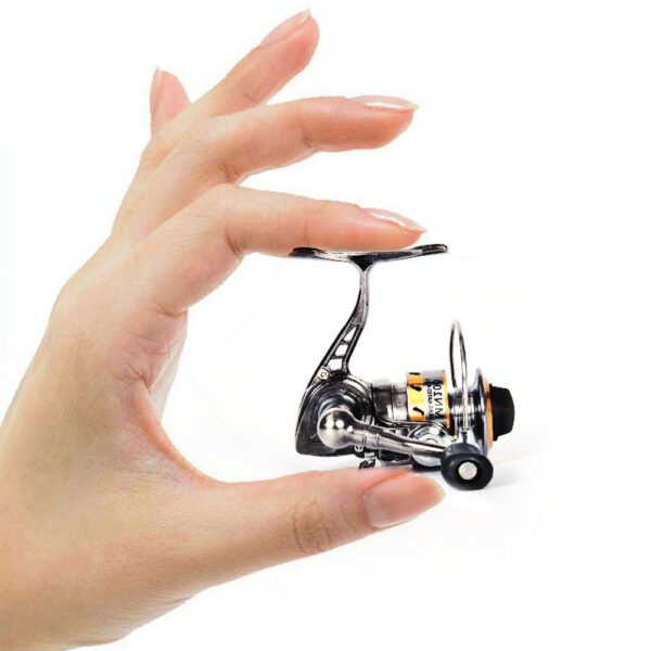 POWER Full Metal Mini Winter Ice Reel Small Spinning Reels Carp Raft Fishing Wheel for Fish Accessories Saltwater Gear