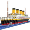 Titanic Model Micro Buildings Boat Cruise Ship DIY Dia Building Blocks Bricks Kit Children Kids Toys