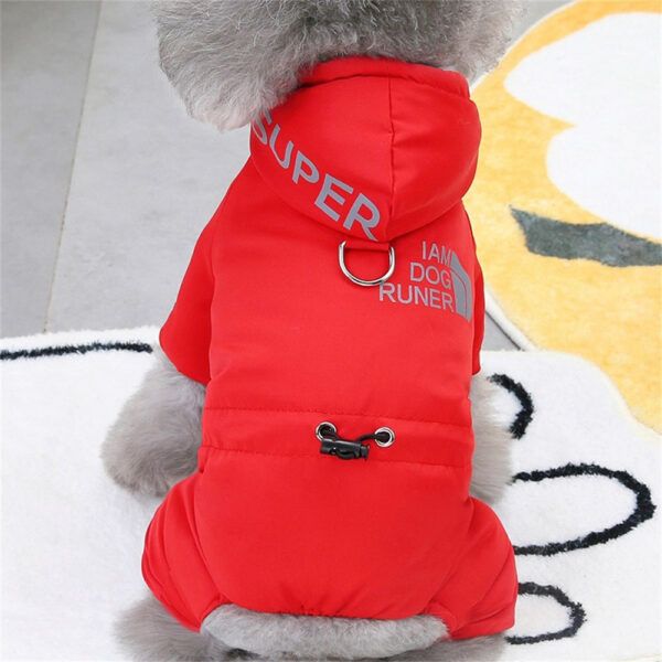 01fb5d2e097484c9 Sports Warm Winter Pet Coat Clothes for Small Dogs Pets Thicken Waterproof Hoodies Dog Clothing Jumpsuit Chihuahua Costume