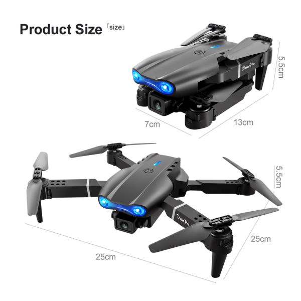 020f8f083b611f5c New E99Pro Drone 4K Professinal With Wide Angle Dual HD Camera Foldable RC Helicopter 5G WIFI FPV Height Hold Apron Sell