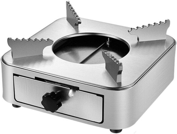 023310eea5f248af Portable Alcohol Stove, Outdoor Camping Stove, Compact Stainless Steel Burner, Camping Cookware for Hiking, Picnic, Bbq, to Boil Water