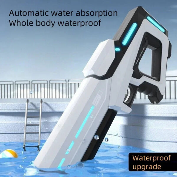 Automatic absorbing electric gun, outdoor beach swimming pool entertainment, adult and children's water gun