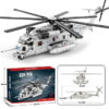 024a7b4a8b01c152 2192PCS CH-53E Transport Helicopter Building Blocks Army Plane Military Fighter Model Assembly Bricks Kids DIY Toys Holiday Gift