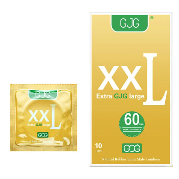 55/56/58/60mm Large Size Condom Natural Latex 50pcs Intimate Penis Sleeves Long Lasting for Men Adult Product Couple Sex Toys