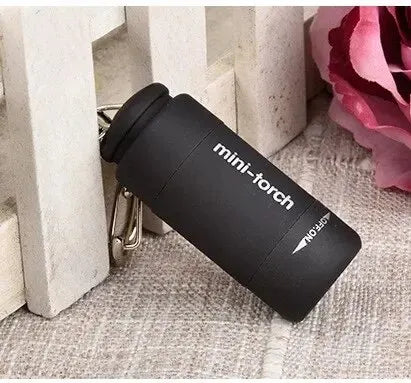 027380a279c83803 LED Micro Pocket Flashlight Portable USB Rechargeable Keychain Flashlight Waterproof Home Outdoor Hiking Camping Flashlight