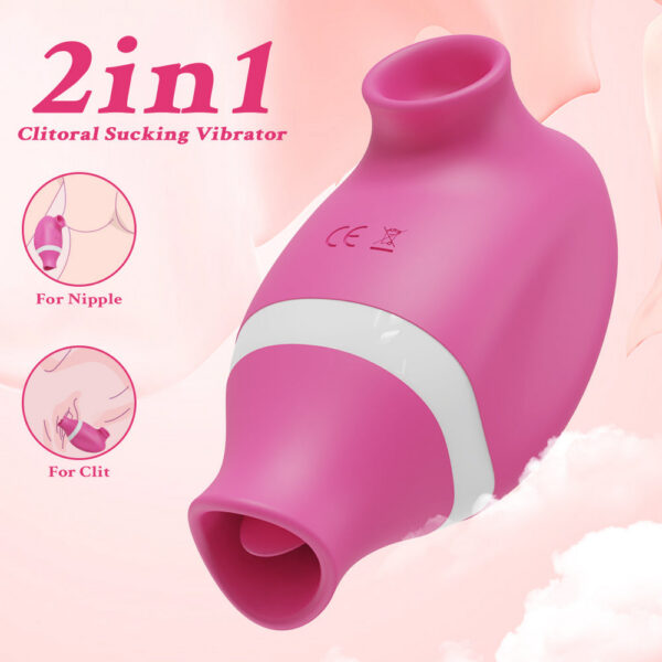 027f4cc62a6dbb80 Powerful Sucking Vibrator Women Clitoris Vacuum Stimulator Oral Nipple Tongue Licking Toys Goods for Female Adult