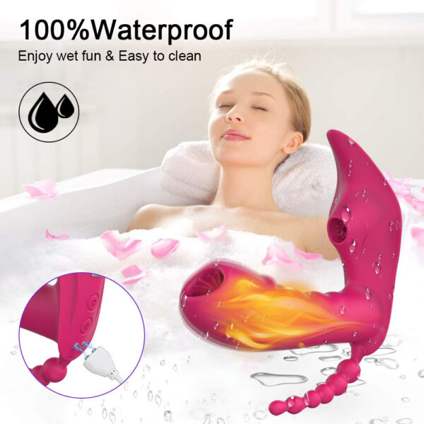 028032faa7edeec6 3 IN 1 Bluetooth APP Dildo Vibrator Female Masturbator Vacuum Vagina Clitoris Suck Stimulator Sex Toys for Women Couple Adult 18