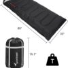02ac069672d6431c Sleeping Bag for Adults 220×85cm, 3-4 Season Warm & Cool Weather Sleeping Bag with Zippered Holes for Adults & Kids Camping,Traveling, Music Festival and Outdoors,1.9KG